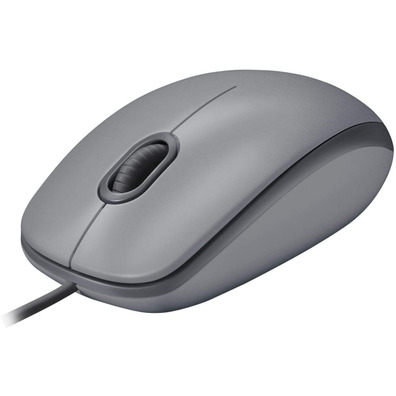 Ratón Logitech M110 Silent Mouse Gris 1000 DPI