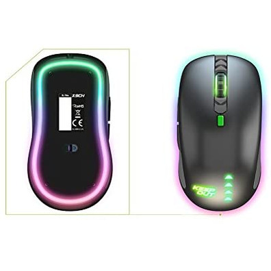 Optische Maus halten X9CH Gaming Schwarz