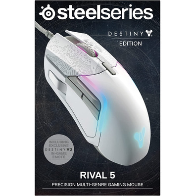 Ratón Steelseries Rival 5 Destiny 2 Edition 18000 DPI
