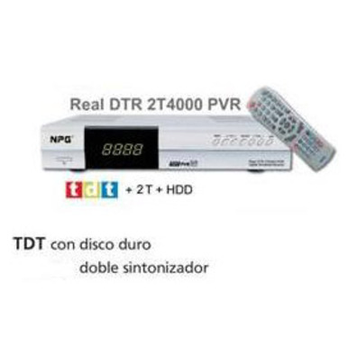 Real DTR 2T 4000 PVR + Grabador en Disco Duro 160 GB