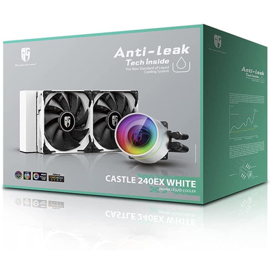 Kühlación Líquida DeepCool Castle 240EX Blanco Intel/AMD