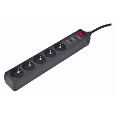 Gembird SPG5-C-5 – 5 Reglet Tomas mit Antipeak Protection