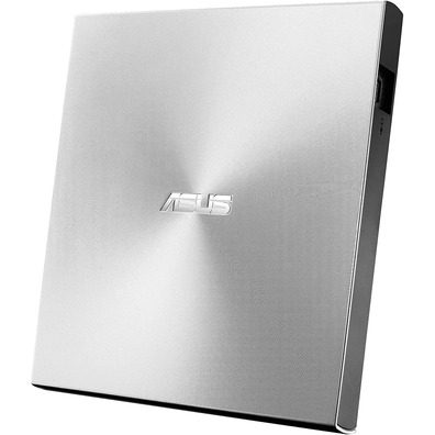 Regrabadora DVD Externa Asus SDRW-08U8M-U Slim Retail Plata