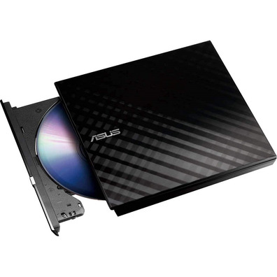 Regrabadora DVD Slim Externa Asus SDRW-08D2S-U Lite Negra