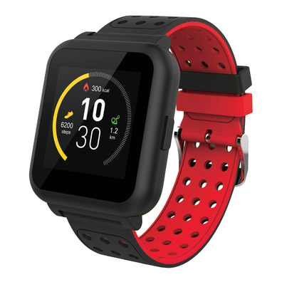 Smartwatch Trendy Muvit Schwarz-Rot