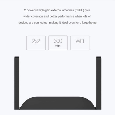 Repetidor Xiaomi MI WI-FI Range Extender Pro Negro