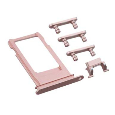 SIM-Kartenfach + seitliche Tasten für iPhone 7 Rose Gold