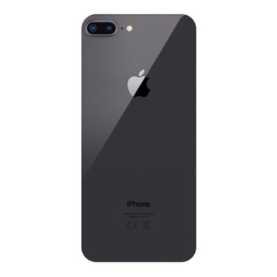 Rückseitige Abdeckung (iPhone 8 Plus) Schwarz