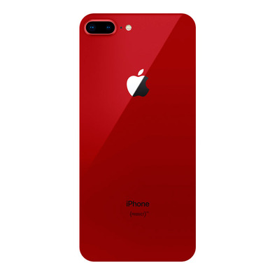 Rückseitige Abdeckung (iPhone 8 Plus) Rot