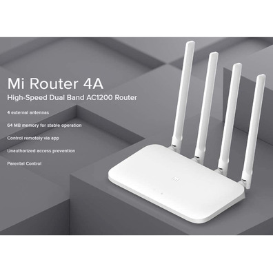 Router Wireless Xiaomi MI Router 4A Gigabit Blanco