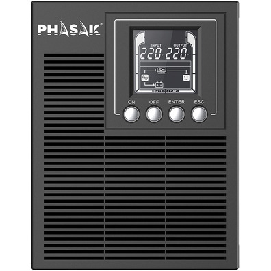 SAI Phasak On-Line PH9210 1000VA 3xSchuko