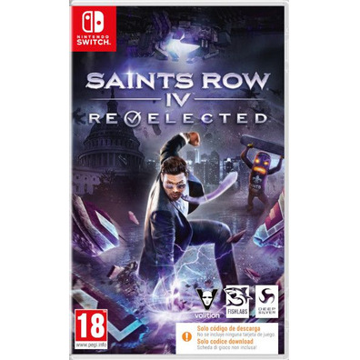 Saints Row IV Re-Elected (Code in einem Box) Switch