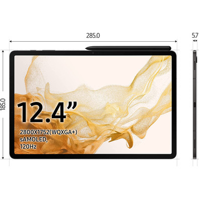 Samsung Galaxy Tab S8 + 5G 12.4 '' 8GB/256GB Graphit