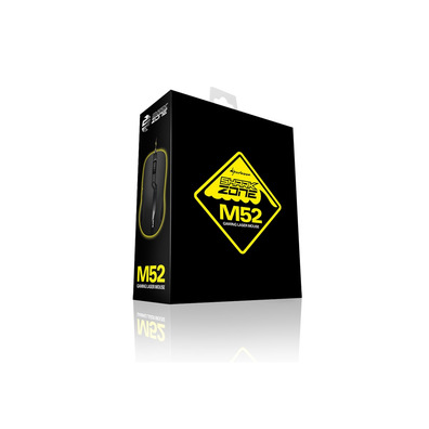 Haifisch Shark Zone M52 Maus Gaming Schwarz