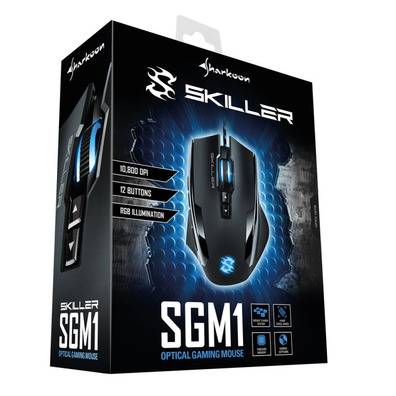Sharkoon Skiller Ratte Gaming 10800 dpi Schwarz