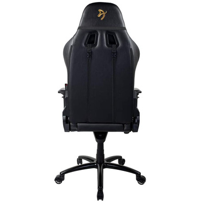 Silla Arozzi Verona Signature Black PU-Gold Logo