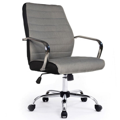 Silla de Oficina Equip Respaldo Alto Gris