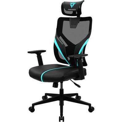 Silla Ergonómica Thunder X3 Yama 1 Negro/Cyan