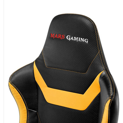 Stuhl Gamer Mars Gaming MGC218bbl Farbe Black-Blue Gelb
