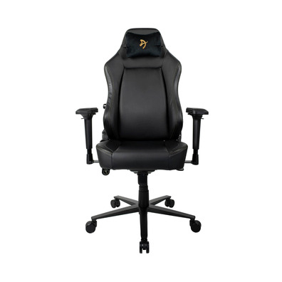 Silla Gaming Arozzi Primo PU Schwarz-Gold Logo