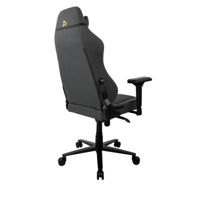 Silla Gaming Arozzi Primo Gewebe Schwarz-Gold Logo