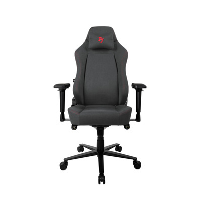 Silla Gaming Arozzi Primo Gewebe Schwarz-Rotes Logo