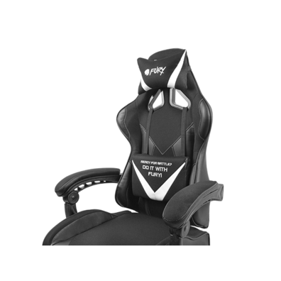 Silla Gaming Fury Avenger L Negra/Blanca