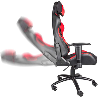 Silla Gaming Genesis Nitro 550 Negro/Rojo