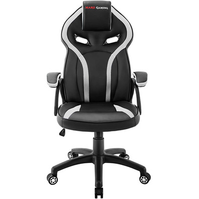 Silla Gaming Mars Gaming MGC118 Negro/Blanco