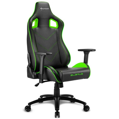 Silla Gaming Sharkoon Elbrus 2 Negro Verde 160G