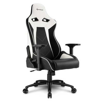 Stuhl-Gaming Sharkoon Elbrus 3 Schwarz/Weiß-160G