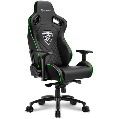 Silla Gaming Sharkoon Skiller SGS4 Negro/Verde