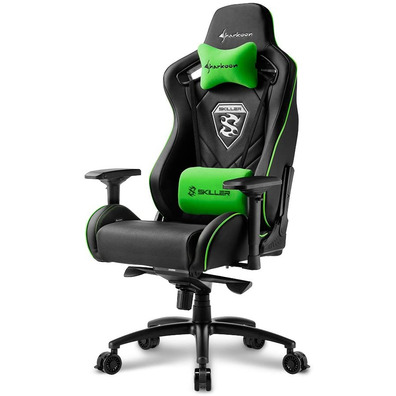 Silla Gaming Sharkoon Skiller SGS4 Negro/Verde