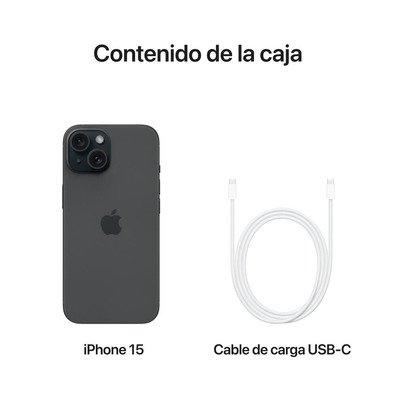 Smartphone Apple iPhone 15 128Gb/ 6.1 "/5G/Negro