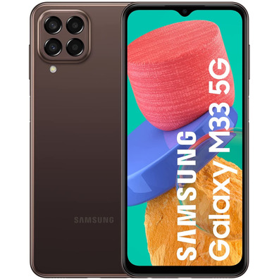 Smartphone Samsung Galaxy M33 6GB/128GB 6,6 '' 5G Marrón
