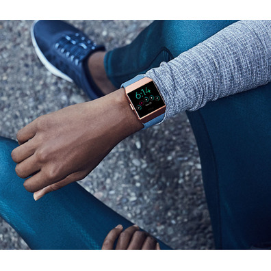 Smartwatch Fitbit Ionic Sport Blau Grau / Naranja Metallisiert