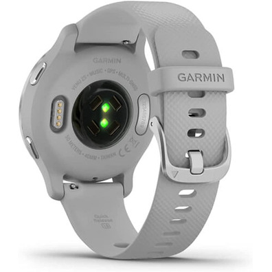 Smartwatch Garmin Venu 2S GPS Plata y Gris