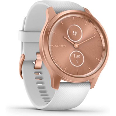 Smartwatch Garmin Vívomove Style GPS Oro Rosa y Blanco