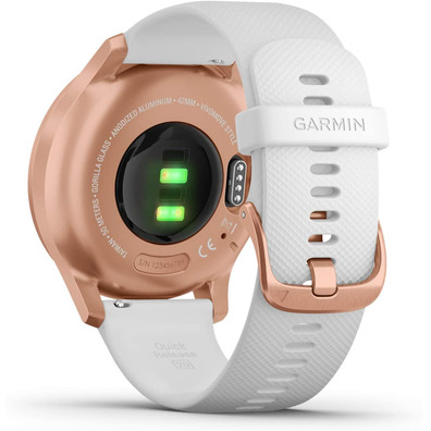 Smartwatch Garmin Vívomove Style GPS Oro Rosa y Blanco