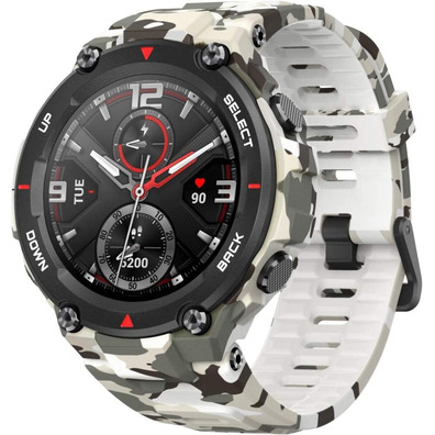Smartwatch Huami Amazfit T Rex Camo Grun 1.3 BT Heart rate monitor