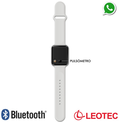 Smartwatch Leotec Bluetooth weißer Puls
