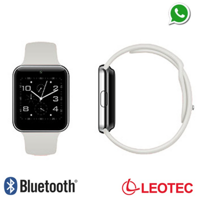 Smartwatch Leotec Bluetooth weißer Puls