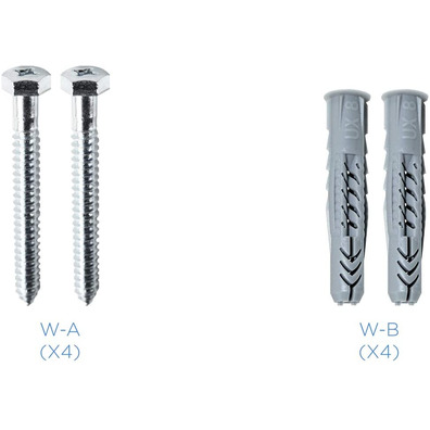 Support TV / Monitor Tooq LP2255TN-B 23 "-55" 2 Schwarz Pivotes