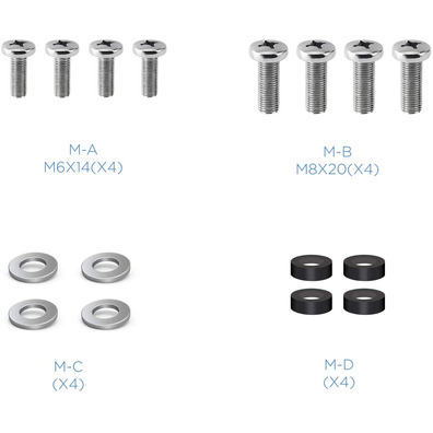 Support TV / Monitor Tooq LP2255TN-B 23 "-55" 2 Schwarz Pivotes