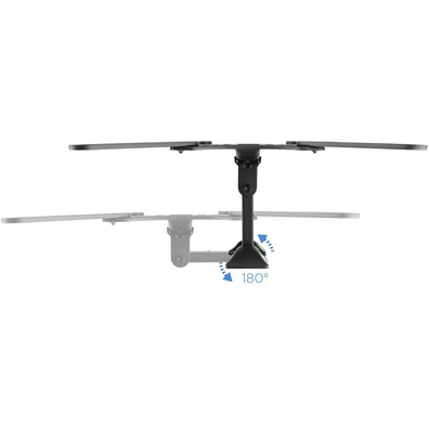 Support TV / Monitor Tooq LP2255TN-B 23 "-55" 2 Schwarz Pivotes