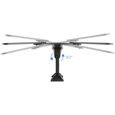 Support TV / Monitor Tooq LP2255TN-B 23 "-55" 2 Schwarz Pivotes