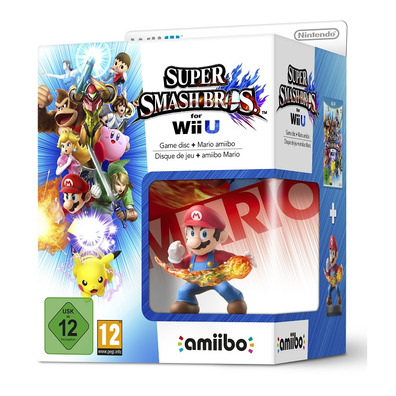 Super Smash Bros Wii U + Amiibo Mario