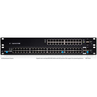 Schalter 24 Puertos Ubniquiti Edgemax Switch 24-250W