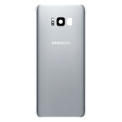 Batteriedeckel mit Rückfahrkamera-Abdeckung - Samsung Galaxy S8 Plus Silber