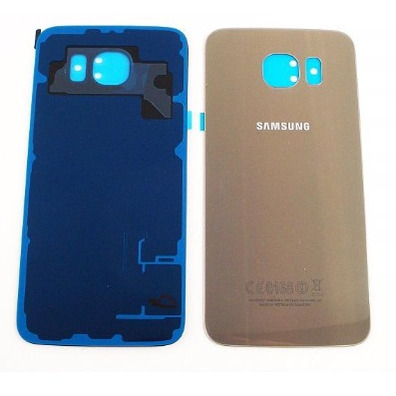 Abdeckung Batterie mit Logo - Samsung S6 Gold